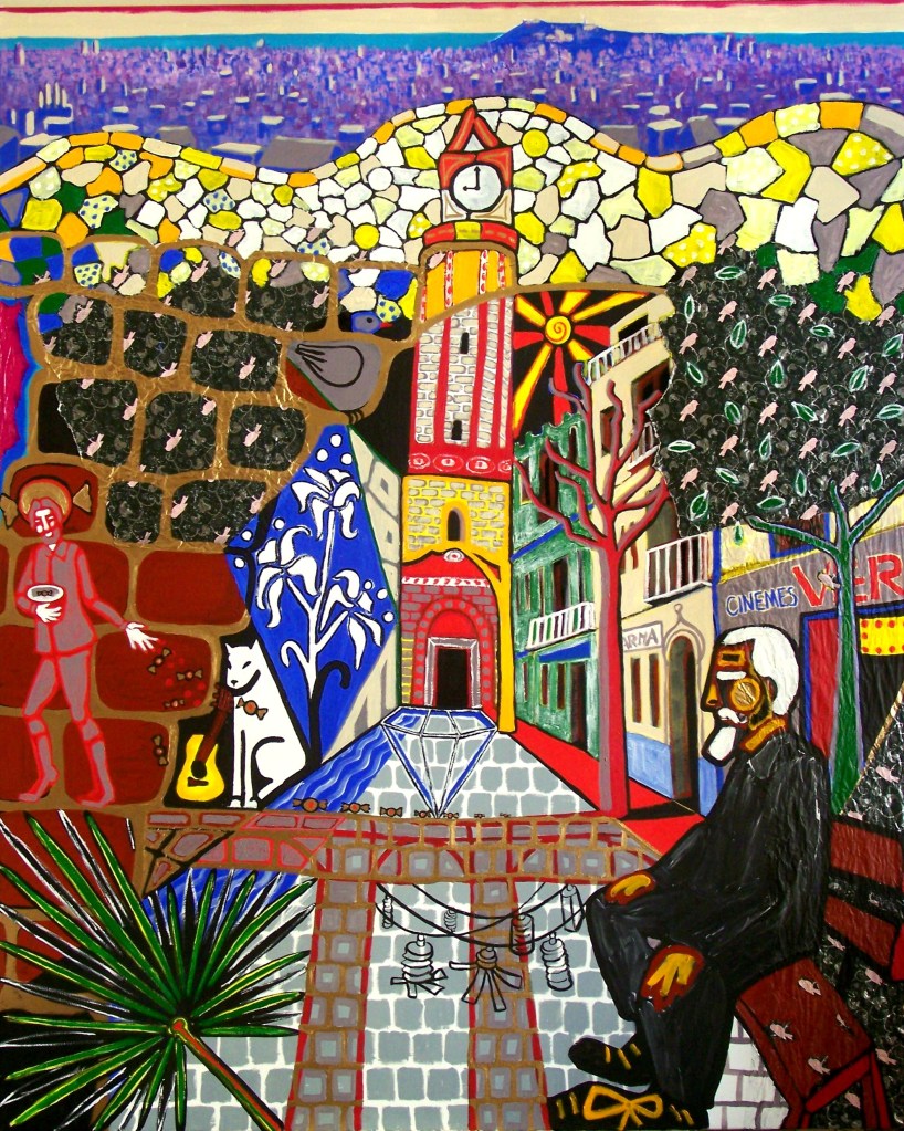 05 GRÀCIA (2010) mixed media on canvas, 130x160cm