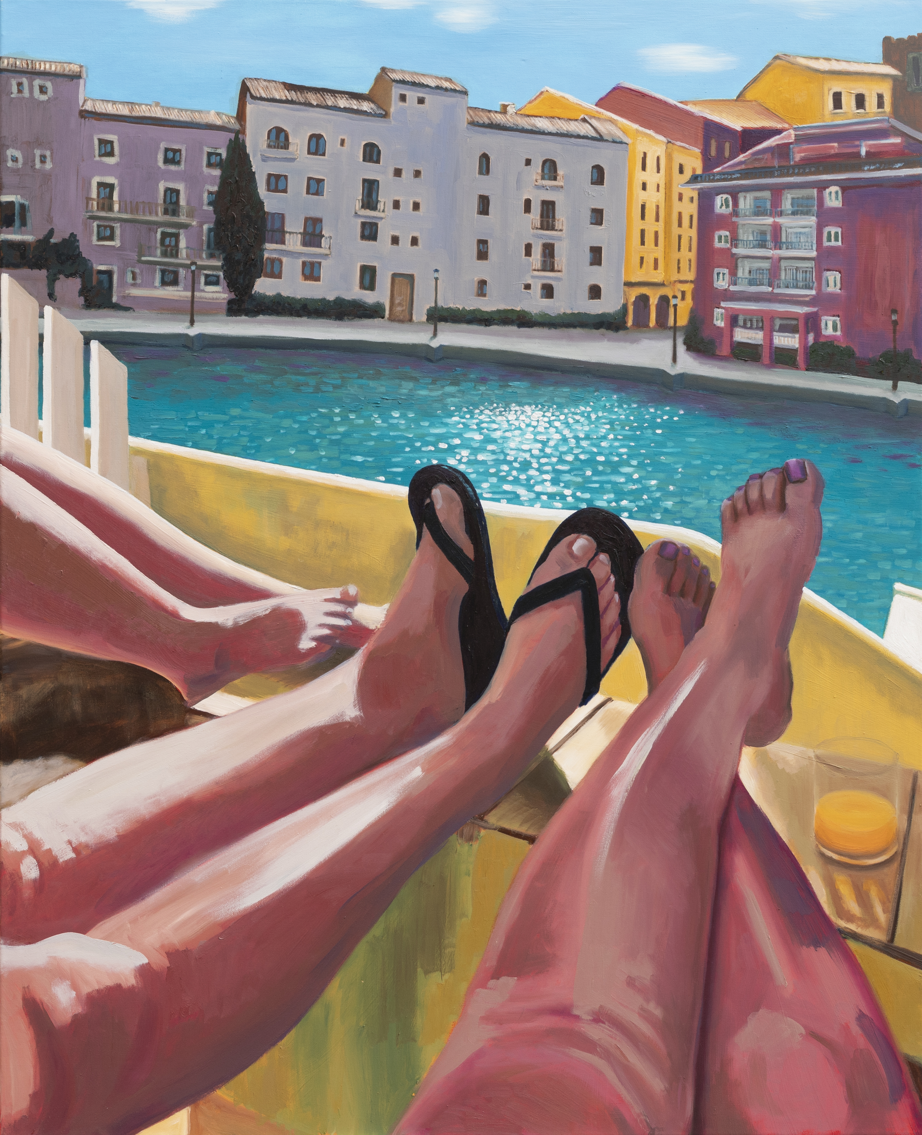 AMIGAS (2023) oil on canvas, 80x100cm karlijn surminski artworks