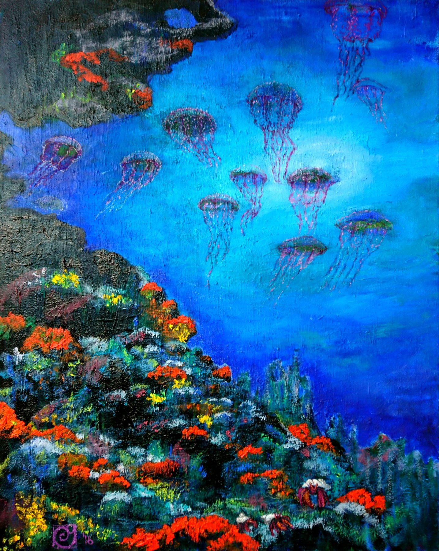 BÚSQUEDA, 100x81cm, (2016)