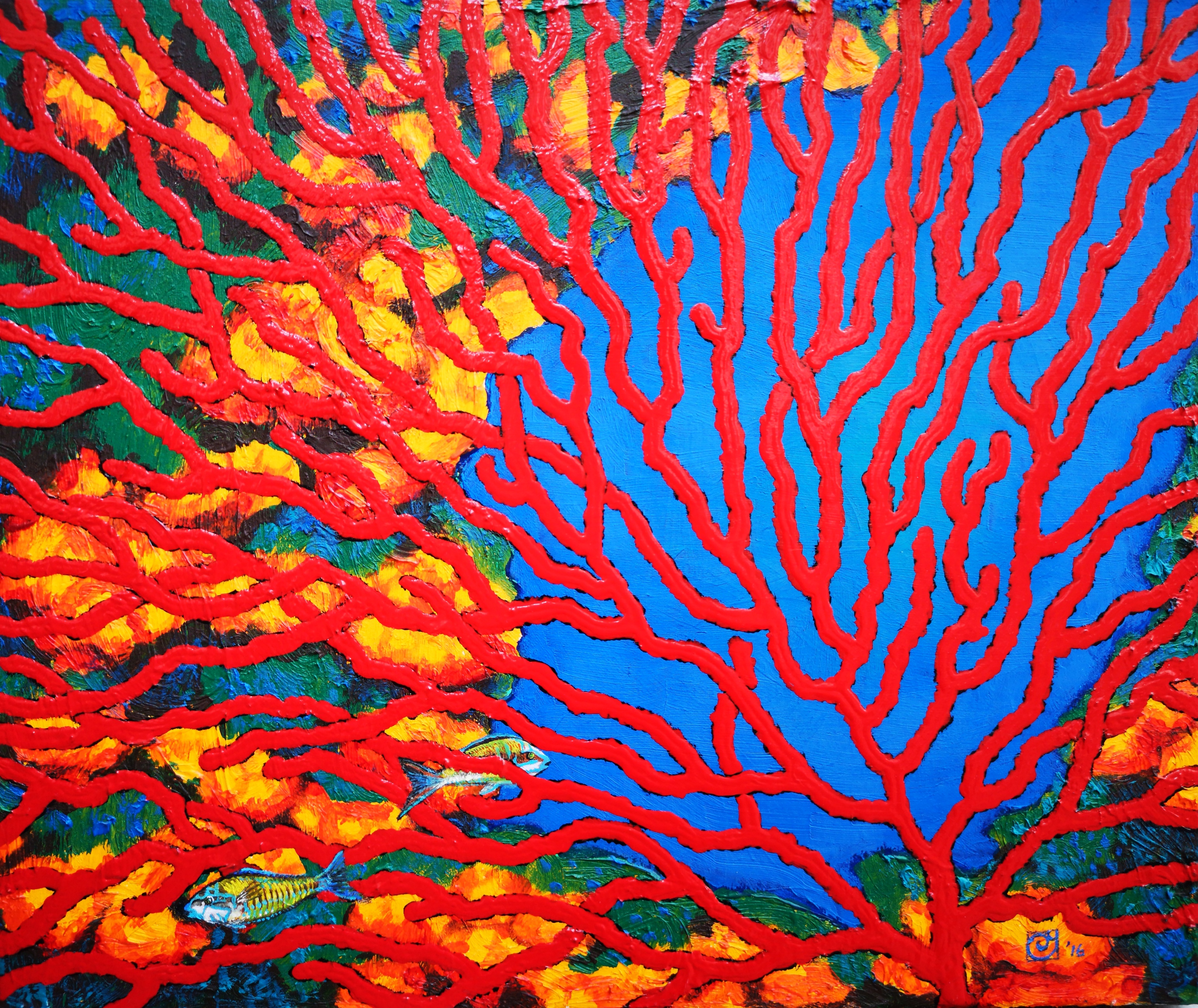 GORGONIA, 38x46 cm, (2016)